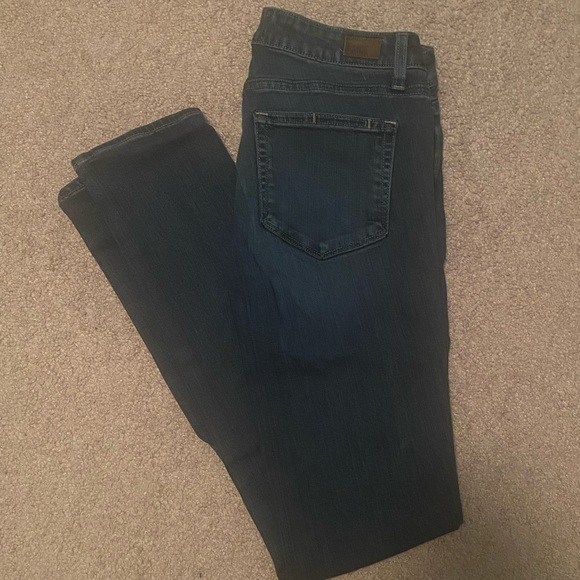 Paige Cassie Skyline Skinny Size 27 Mid Rise Dark Wash  Jeans - Picture 7 of 11